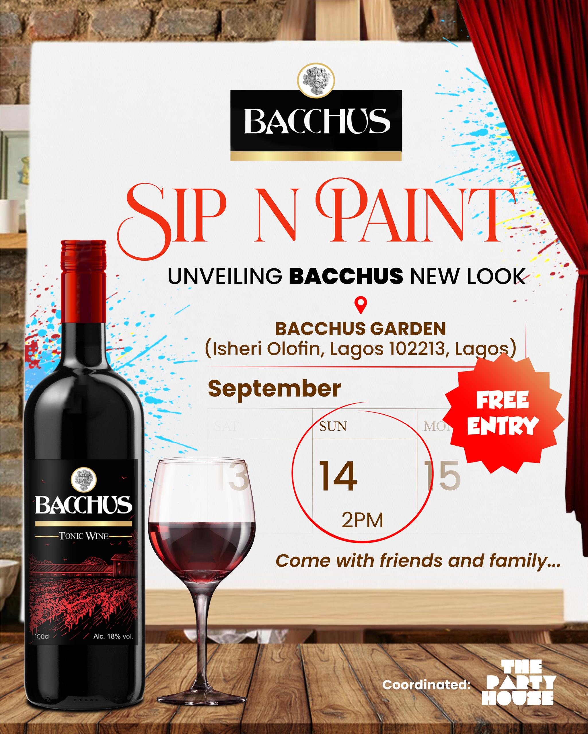 Sip N Paint – Unveiling Bacchus New Look