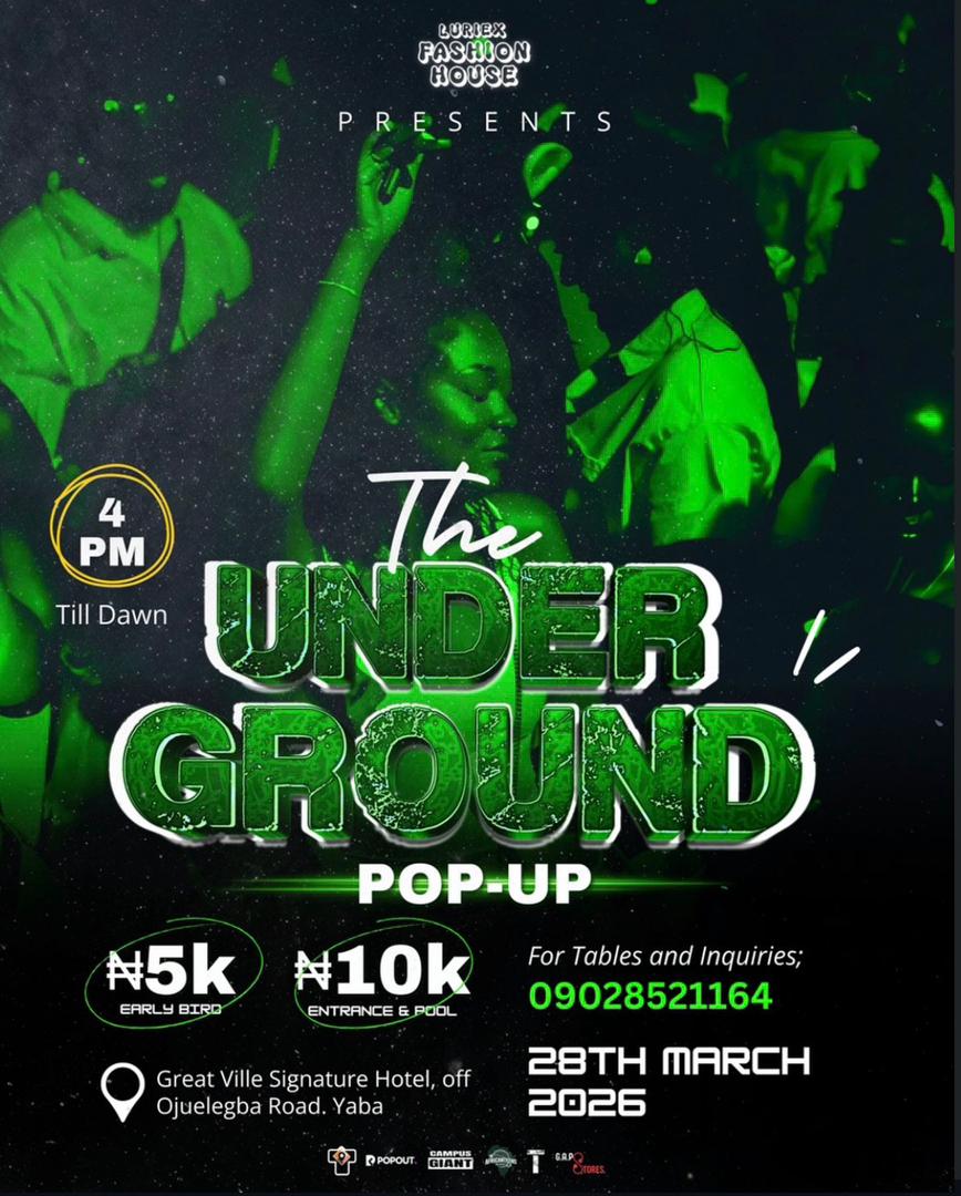 The Underground Pop-Up Yaba 2026